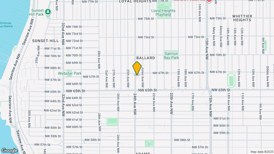 6544 24th Ave NW Map and Location Details