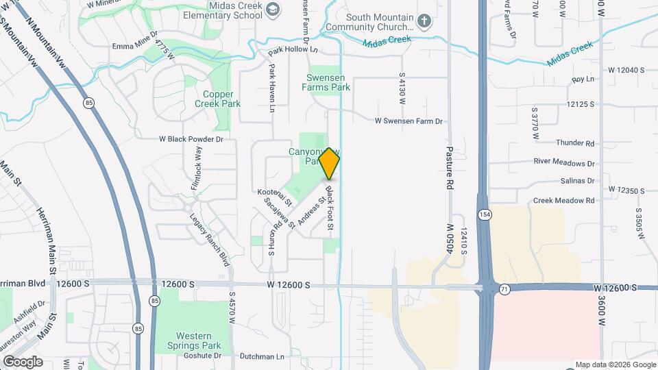 12339 S Black Foot St Map and Location Details