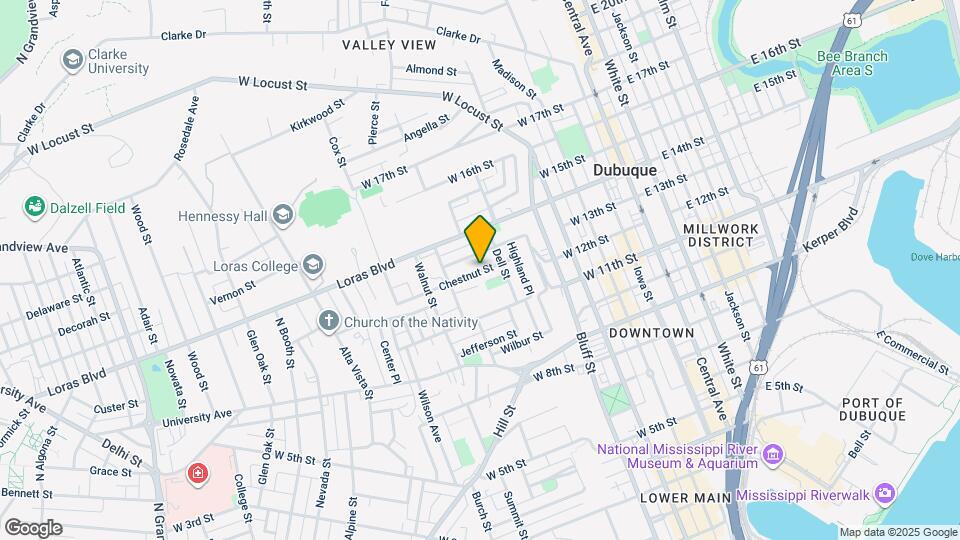 611 Chestnut St Mapa y Detalles de la Ubicación