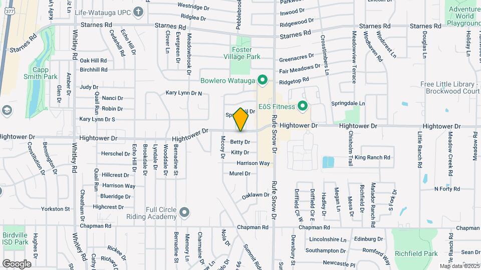6624 Hightower Dr Map and Location Details