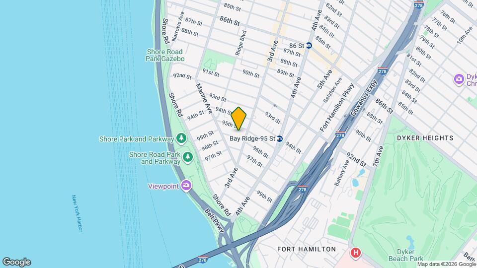 245 96th St Mapa y Detalles de la Ubicación