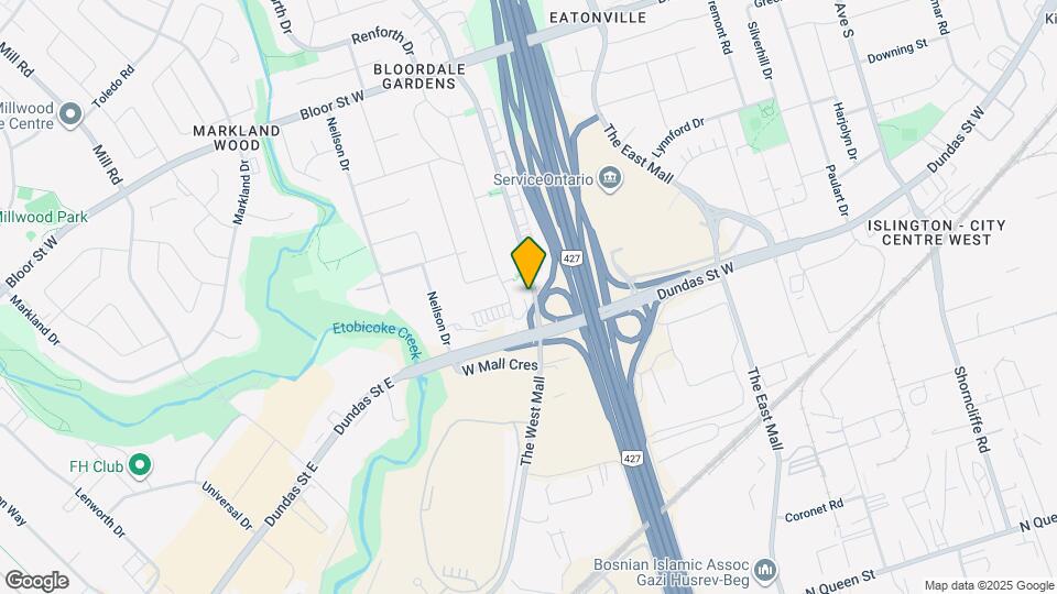 202 The West Mall Map and Location Details