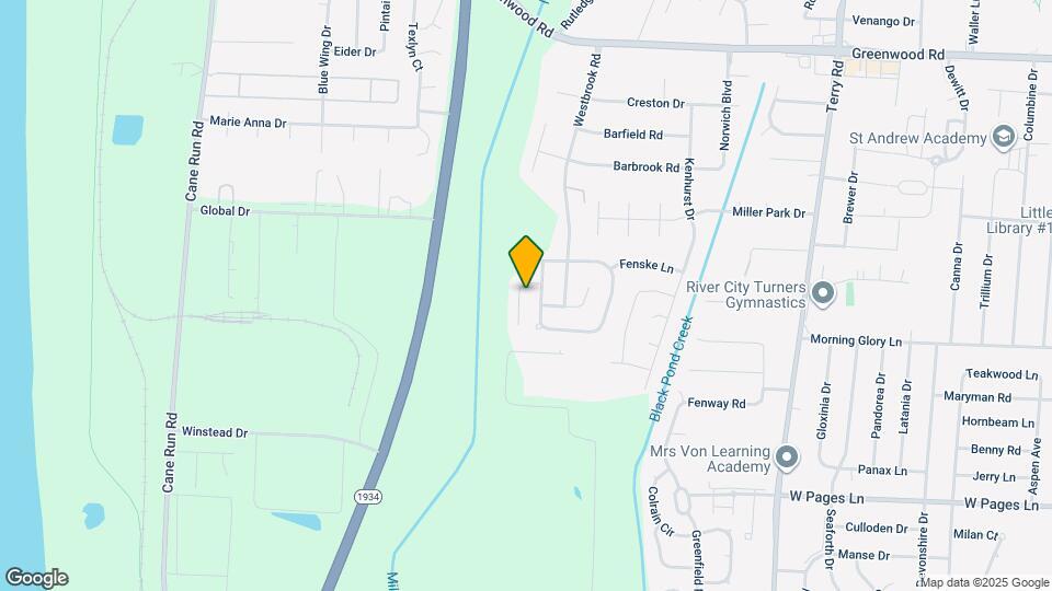 7115 Blue Stream Ct Map and Location Details