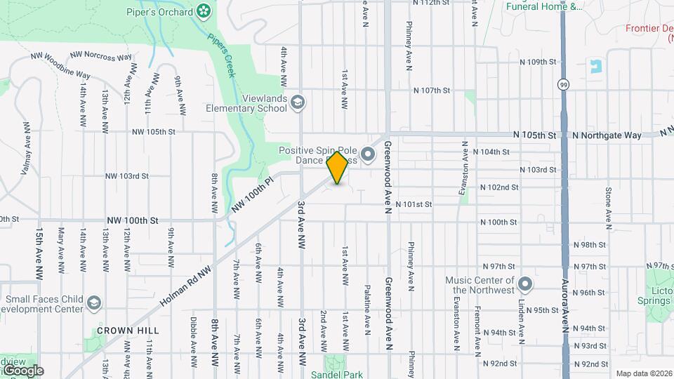 104 1/2 NW 101st St, Unit 4 Map and Location Details