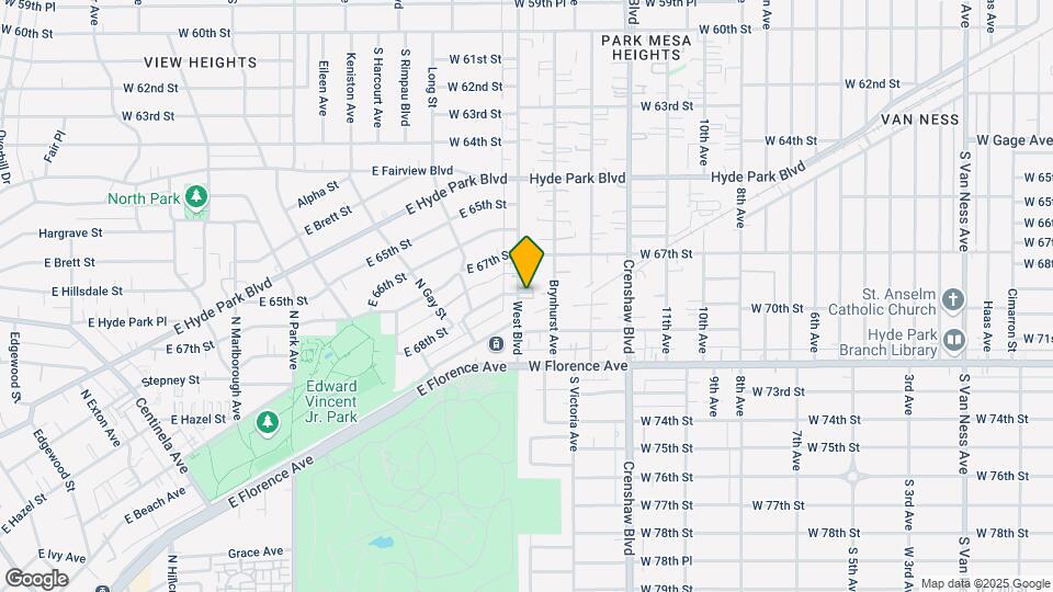 6800 West Blvd Map and Location Details