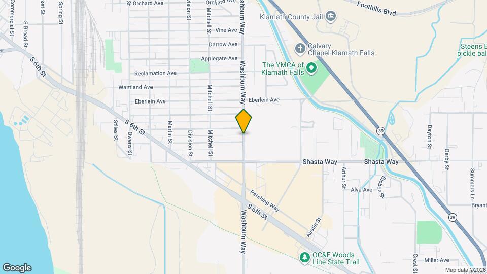 1530 Washburn Way Map and Location Details