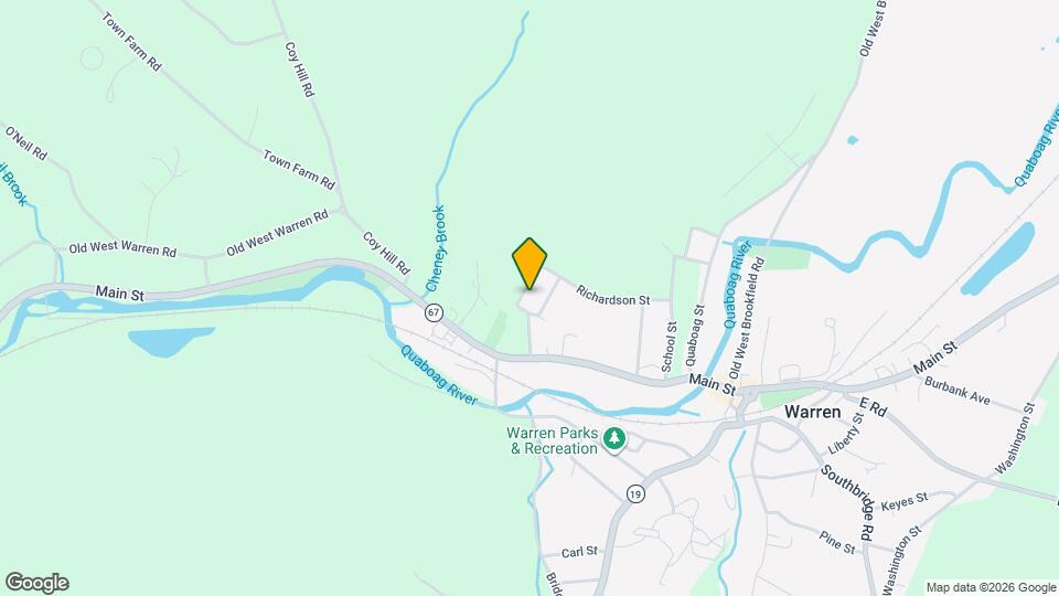 74 Moore Ave Map and Location Details