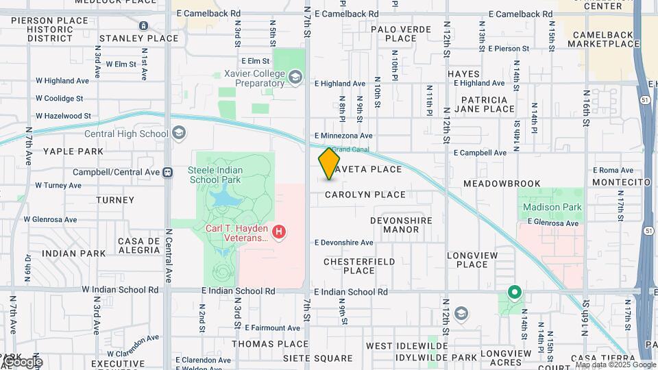 Encanto Park Apartments Map and Location Details