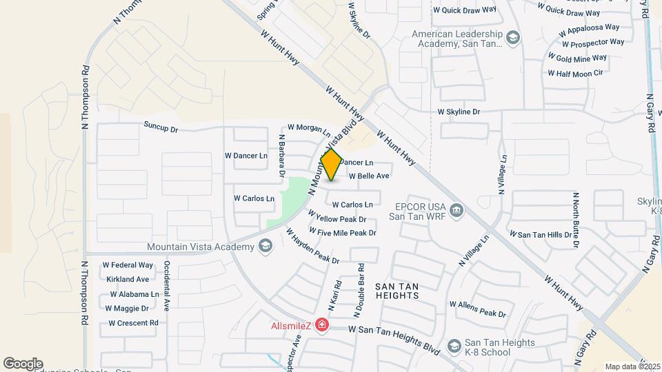 3318 W Santa Cruz Ave Map and Location Details
