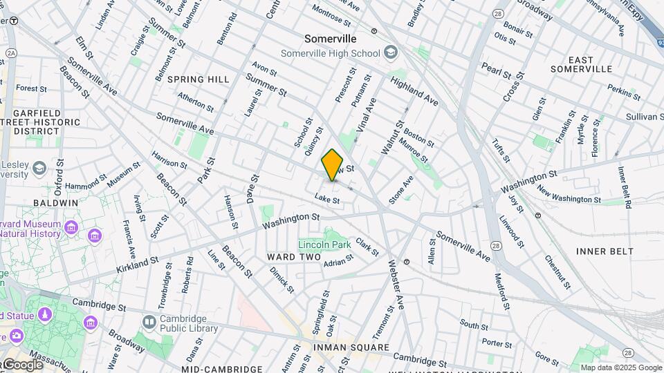 366 Somerville Ave, Unit #G Mapa y Detalles de la Ubicación