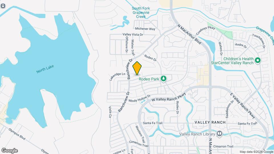 9611 Cliffside Dr Map and Location Details