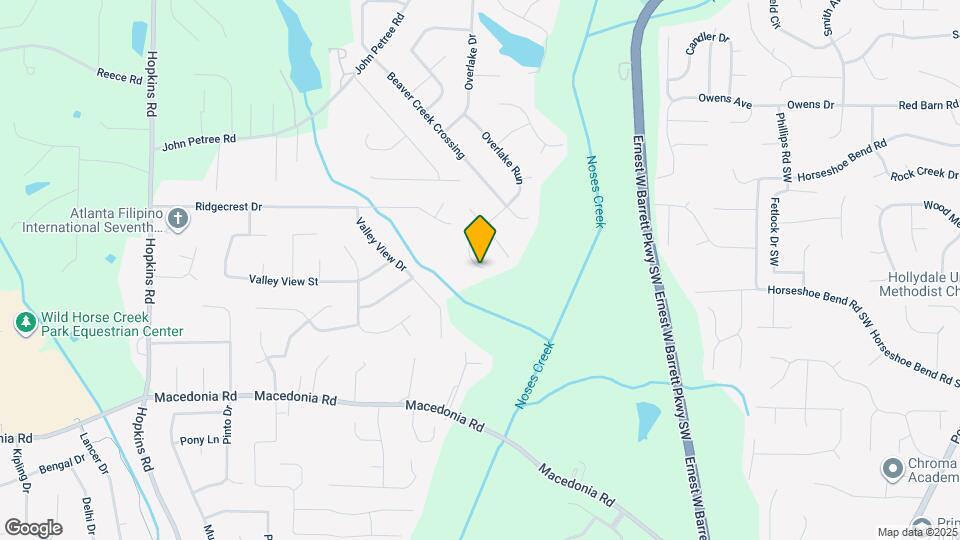 2874 Overlake Run Map and Location Details