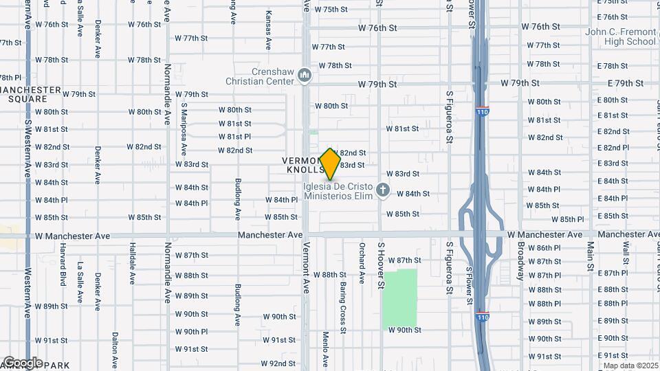 933 W 84th St Mapa y Detalles de la Ubicación