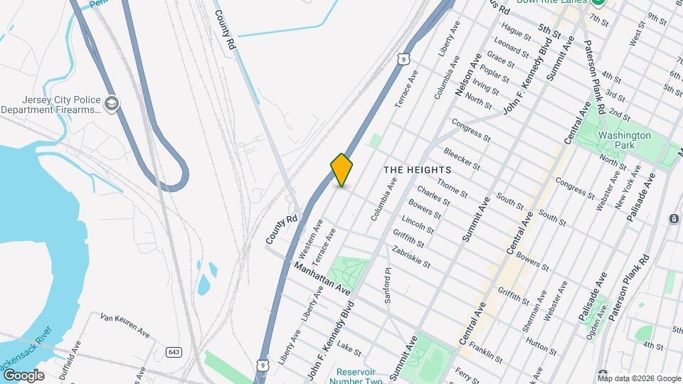 201 Lincoln St Map and Location Details