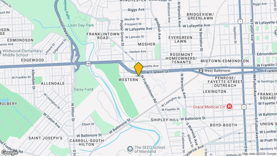 2809 W Mulberry St Map and Location Details