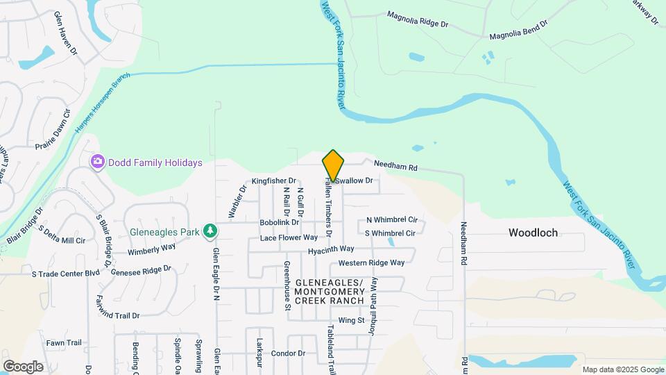 16747 Fallen Timbers Dr Map and Location Details