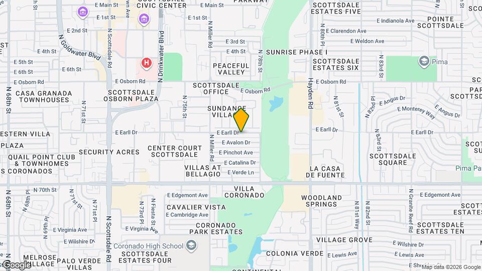 7715 E Earll Dr Map and Location Details