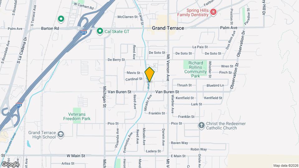 12420 Tesoro Ct Mapa y Detalles de la Ubicación