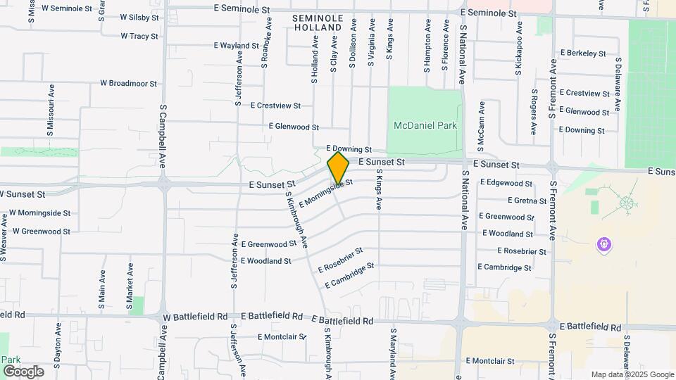 802 E Morningside St Map and Location Details