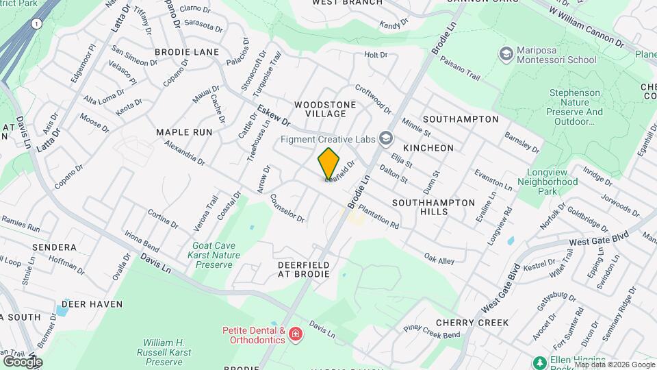 3615 Leafield Dr Map and Location Details