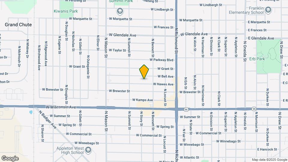 928 W Hawes Ave Map and Location Details