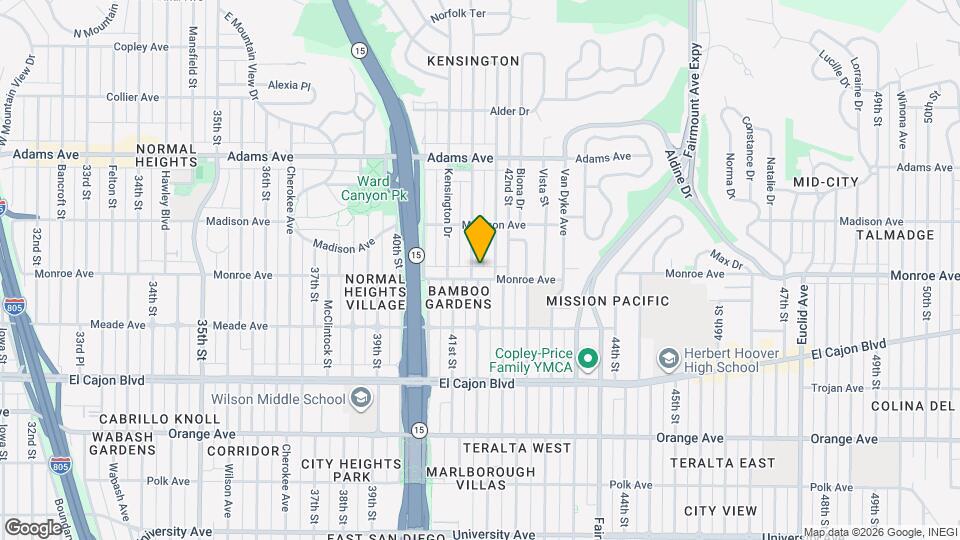 4148 1/2 Monroe Ave Map and Location Details