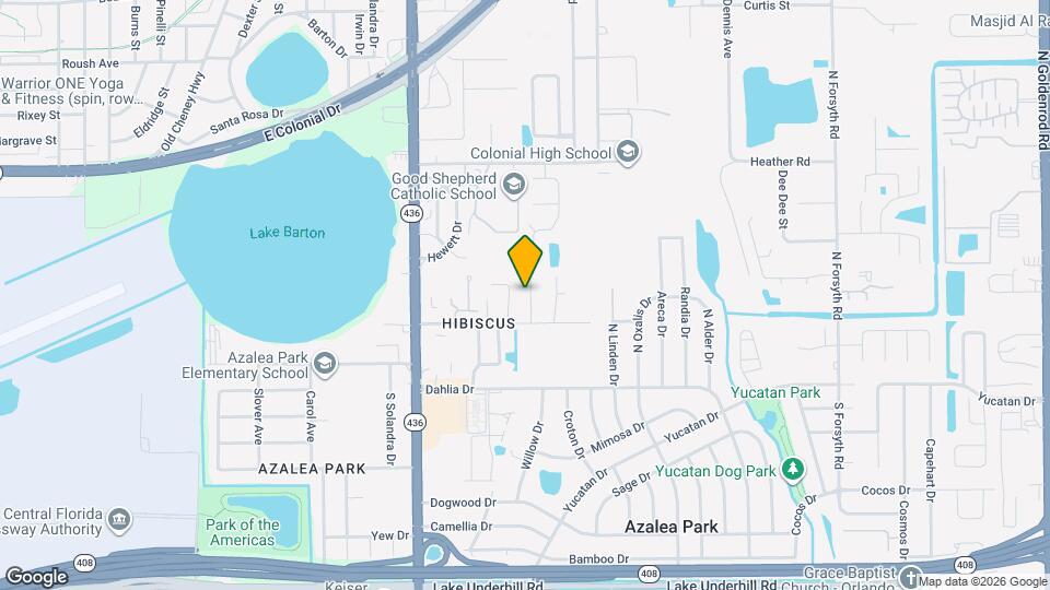 550 Hibiscus Cove Dr Mapa y Detalles de la Ubicación