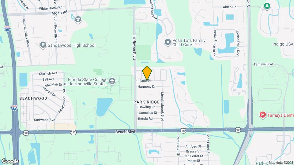 11938 Inland Dr Map and Location Details