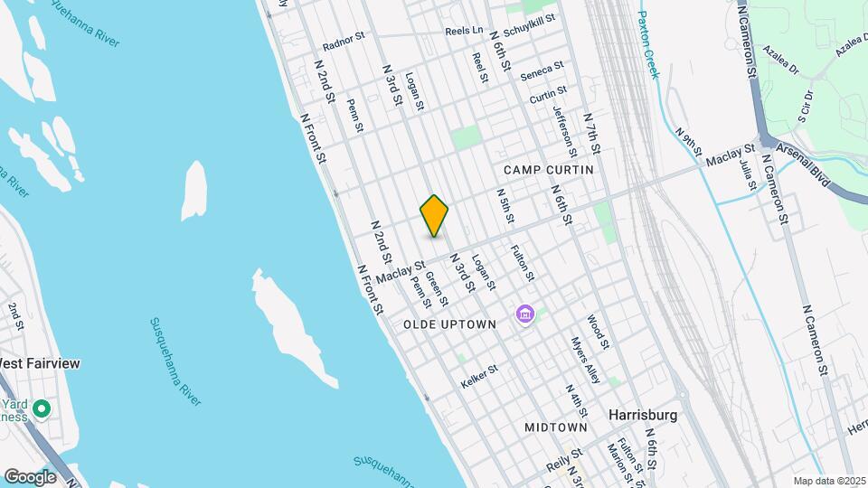 2115 Susquehanna St-Unit -1 Map and Location Details
