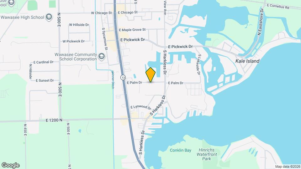 303 E Palm Dr Map and Location Details