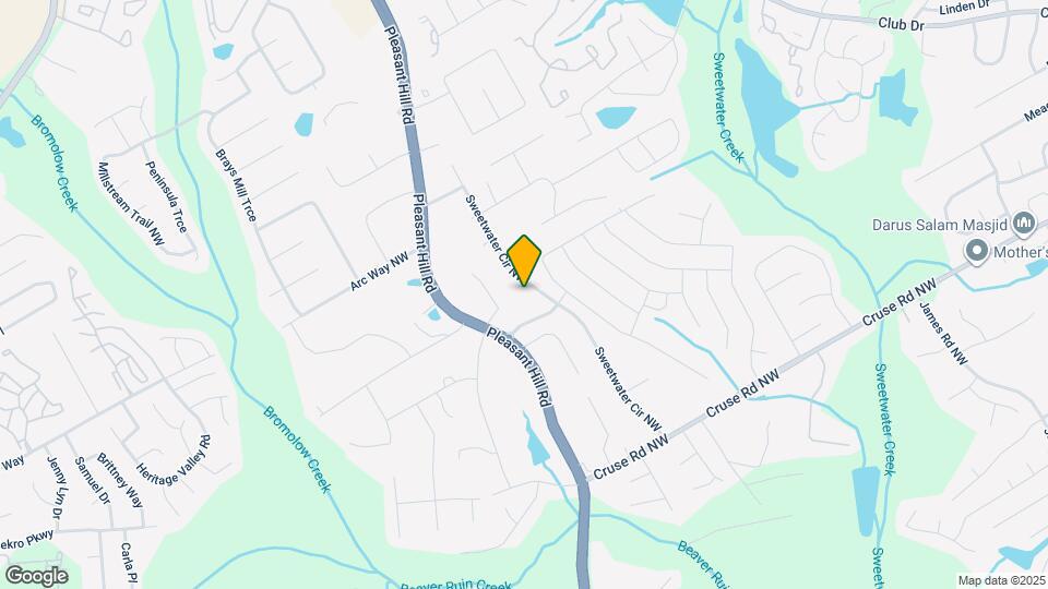 1105 Sweetwater Cir, Unit A Map and Location Details