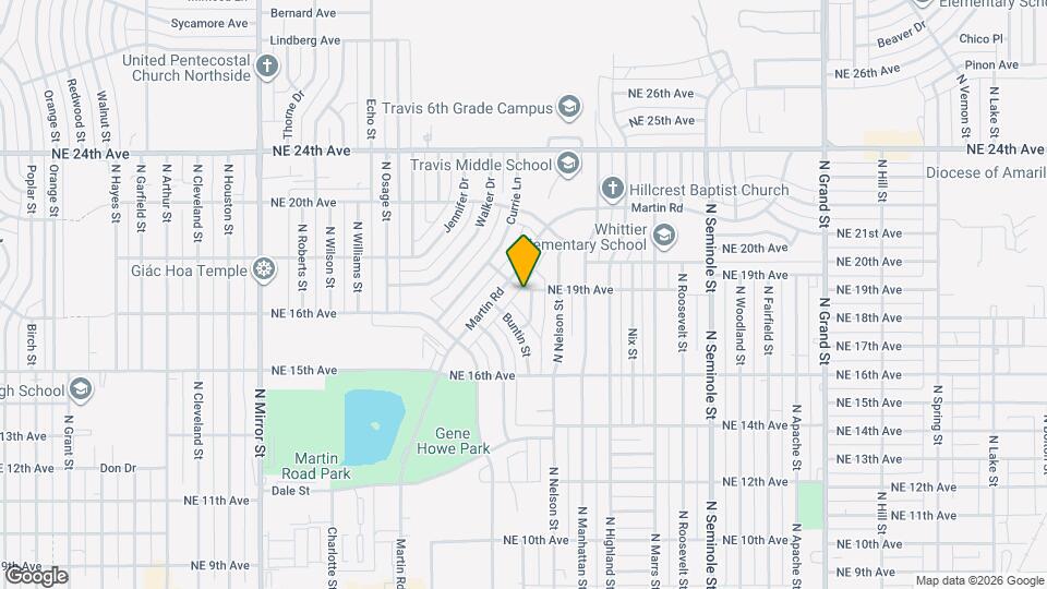 1819 Darden St Map and Location Details