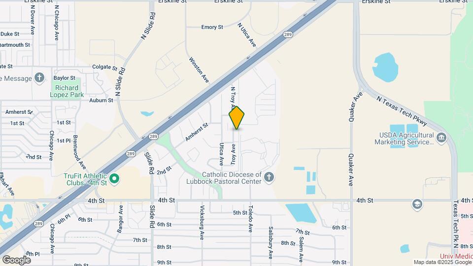 104 N Troy Ave Map and Location Details