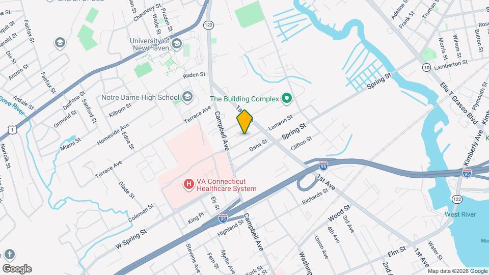 163 Lamson St, Unit 1st flr Map and Location Details
