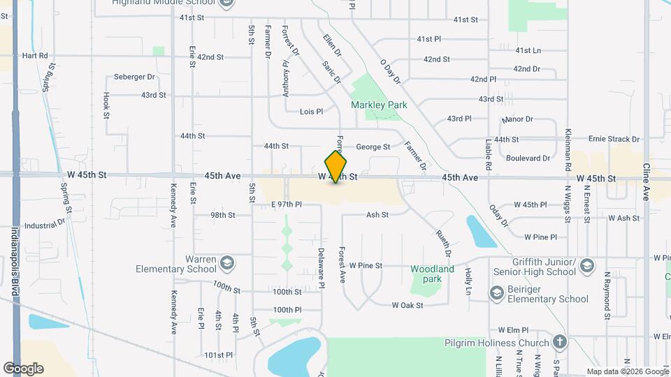 2023 45th St, Unit 102 Mapa y Detalles de la Ubicación