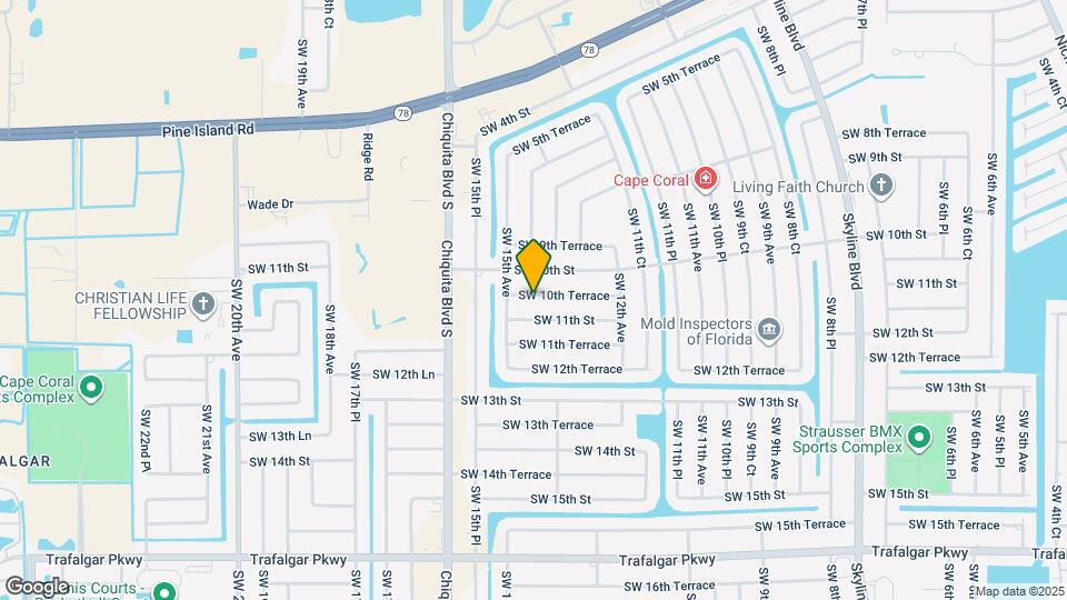 1414 SW 10th Terrace Map and Location Details