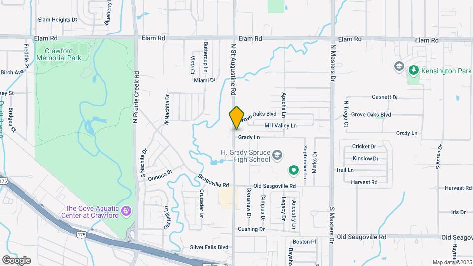 9605 Grady Ln Map and Location Details