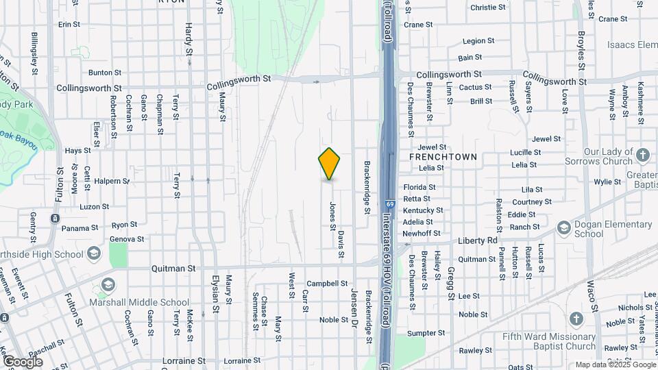 2831 Jones St Map and Location Details