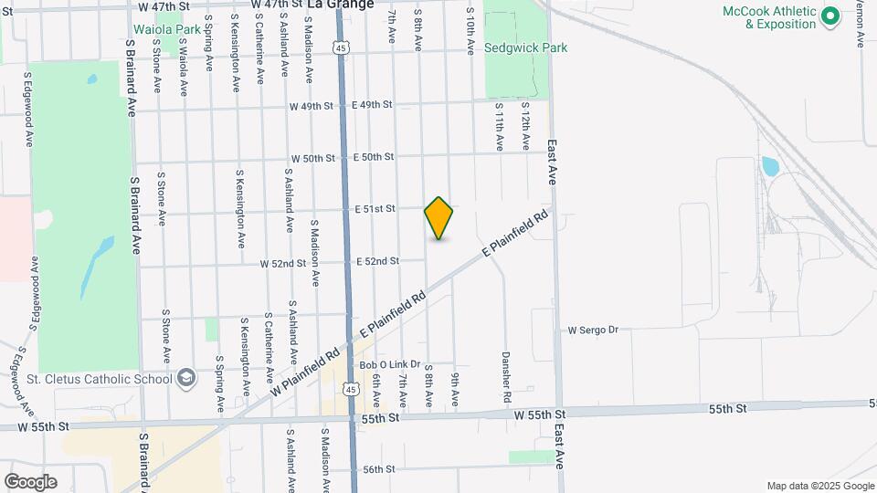 917 S 8th Ave Map and Location Details