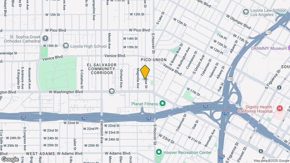 1819 Arapahoe St Map and Location Details