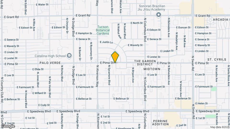 1661 N Louis Ln Map and Location Details