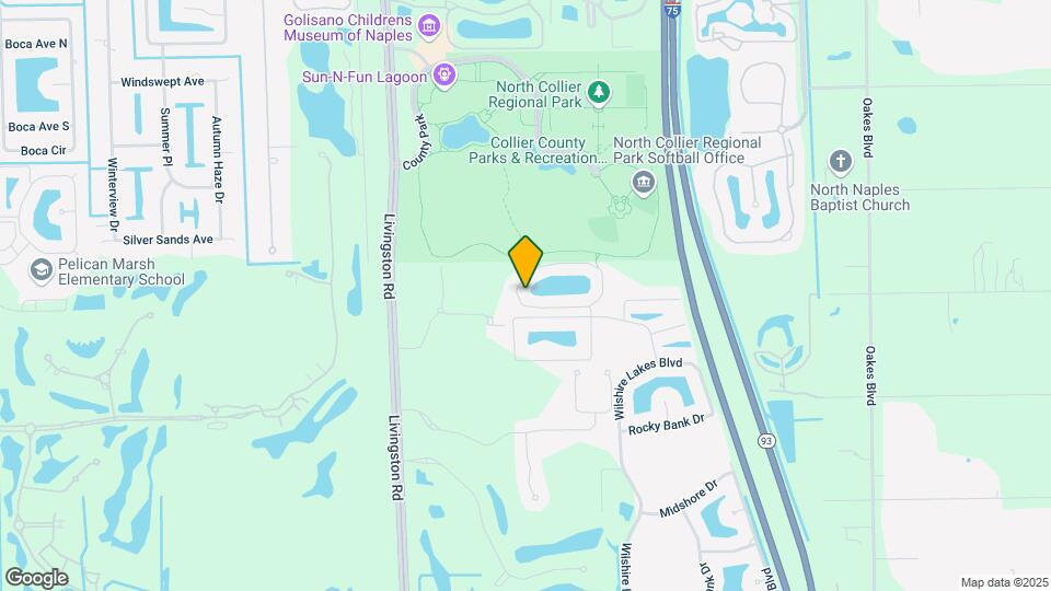 6285 Wilshire Pines Cir Map and Location Details