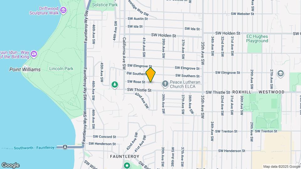 3943 SW Rose St Map and Location Details