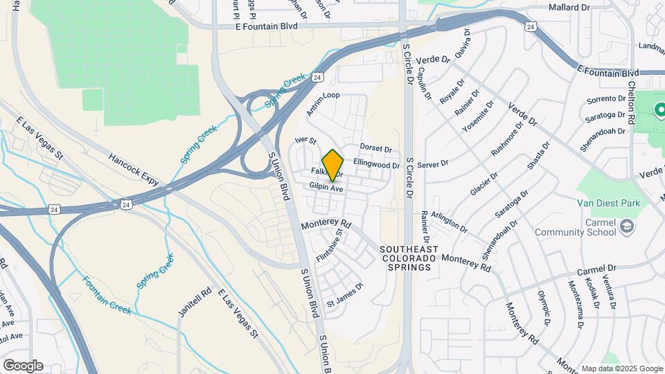 2304 Gilpin Ave Map and Location Details