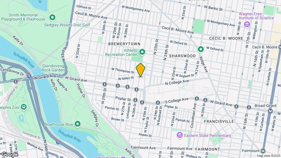 1243 N 26th St Map and Location Details