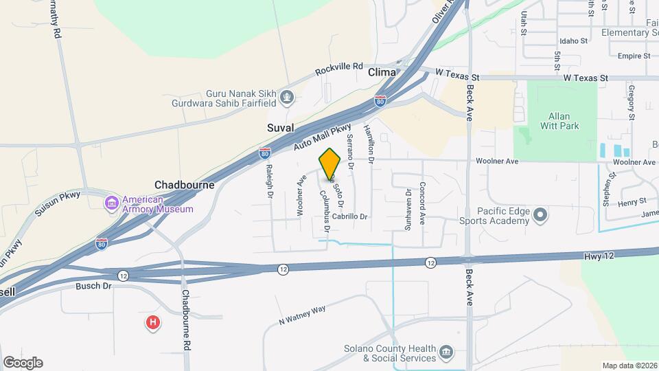 249 De Soto Dr Map and Location Details