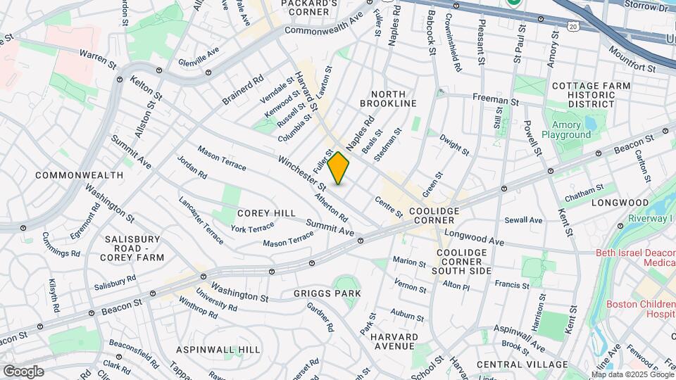 75 Winchester St Map and Location Details