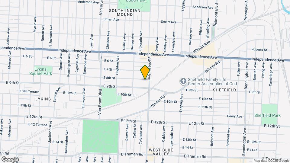 5237 E 8th St Map and Location Details