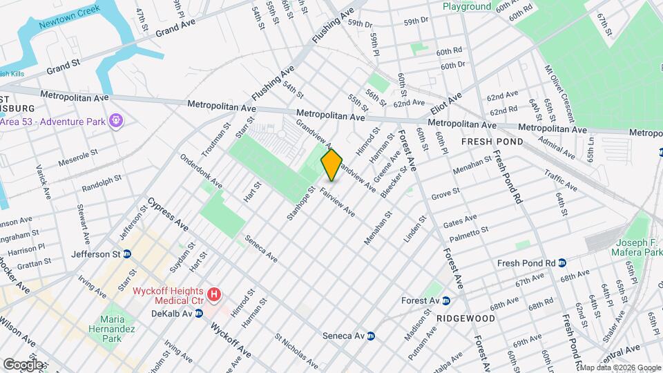 20-11 Himrod St Mapa y Detalles de la Ubicación