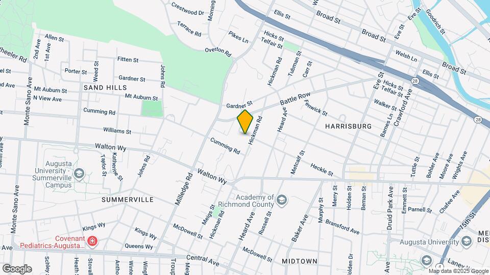 2110 Gary St Map and Location Details